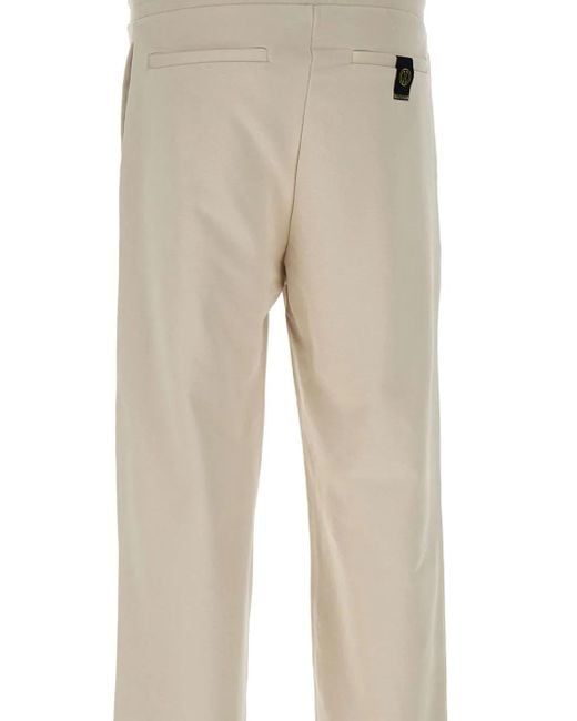 Pantalones de chándal con parche del logo Iceberg de hombre de color Natural