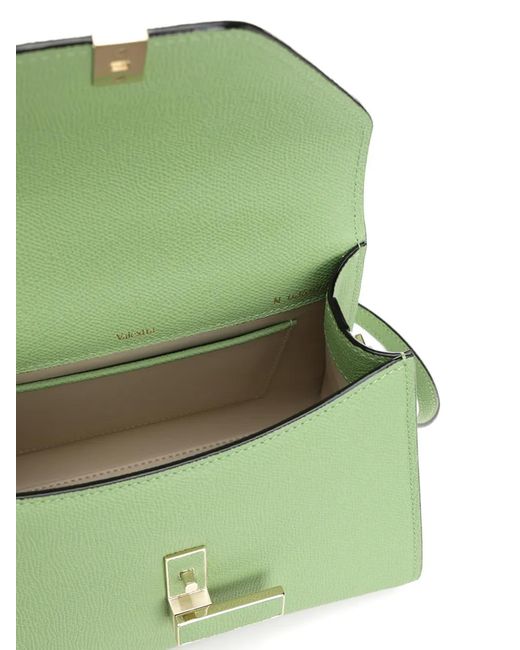 Valextra Green Iside Tote Bag