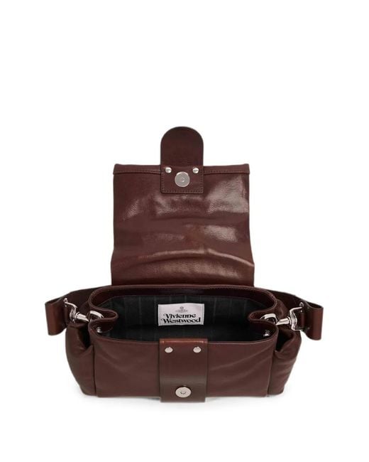 Vivienne Westwood Brown Hazel Treasure Handbag