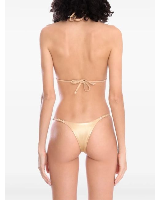 Amir Slama White Metallic Bikini