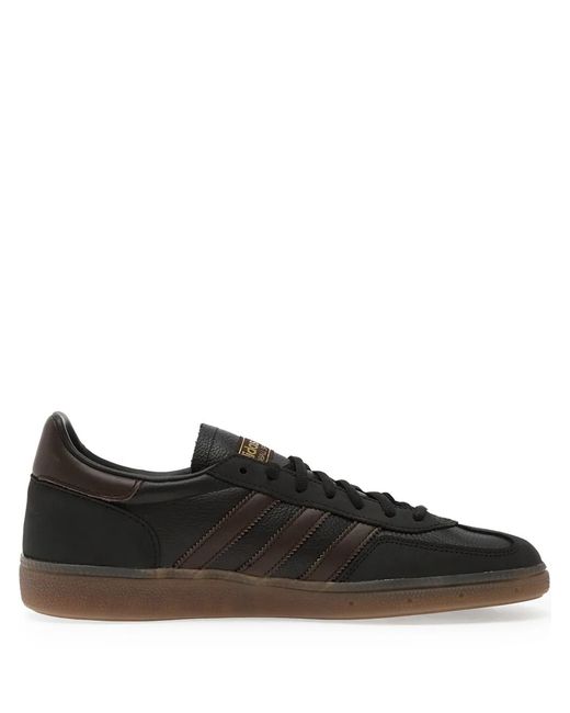 Adidas Black Handball Spezial Lace-Up Sneakers for men
