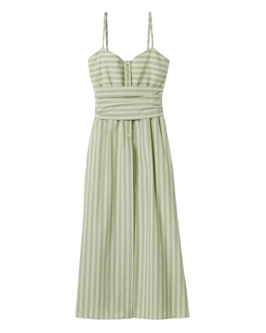 Vestido a rayas Claudie Pierlot de color Green