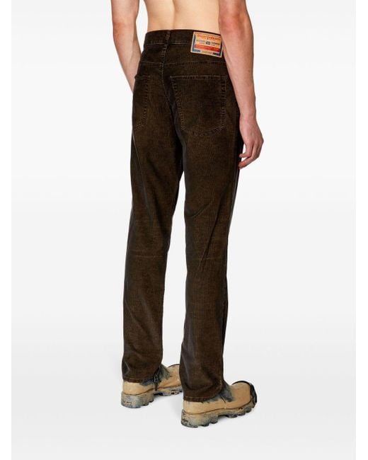 DIESEL Brown 2023 D-finitive 003gj Tapered Jeans for men