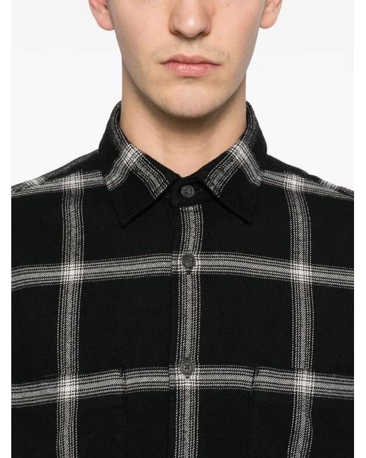 Marc O' Polo Black Checked Shirt for men