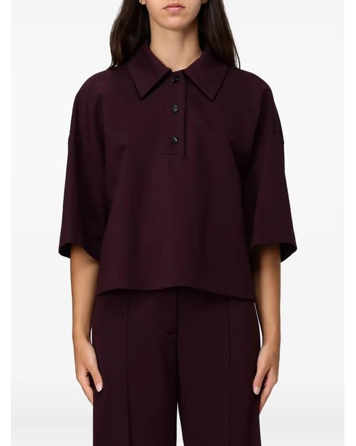 Liviana Conti Buttoned Collared Polo Shirt