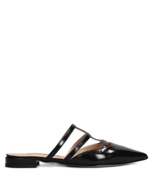 Isabel Ferranti Black Leather Mules