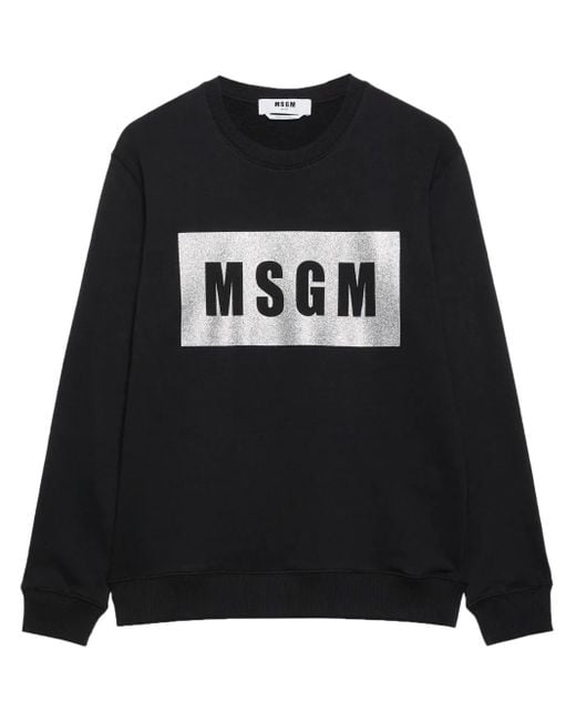 MSGM ロゴ スウェットシャツ Black