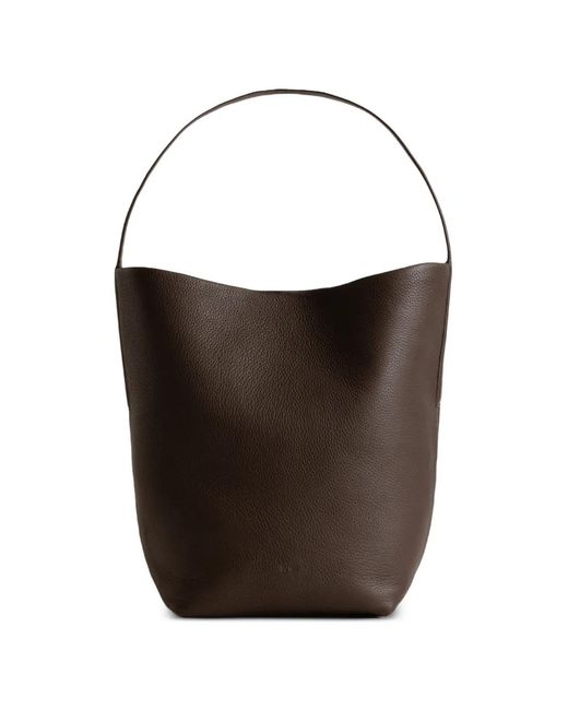 Yu Mei White Teresa Leather Tote Bag