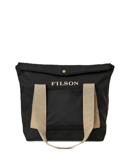 メンズ Filson ロゴ トートバッグ Black