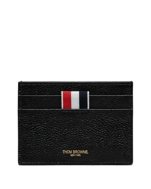 Thom Browne Black Goose-Print Cardholder