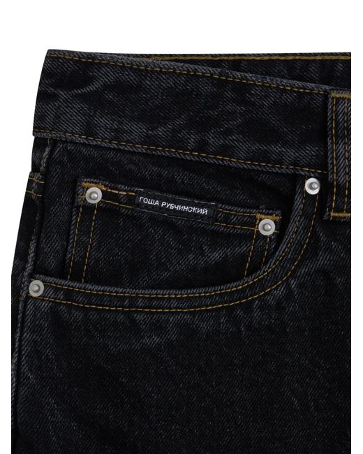 Gosha Rubchinskiy Blue Utility Denim Straight-Leg Jeans