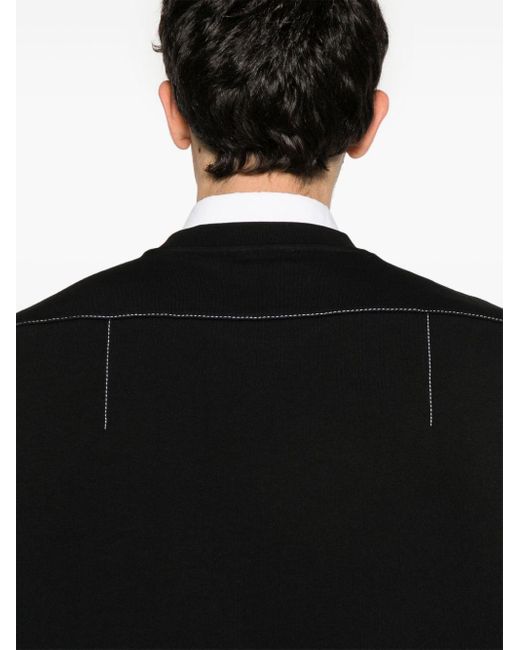 Alexander McQueen Black Cotton Jersey Sweatshirt for men