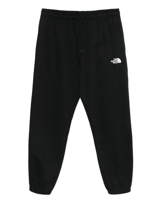 The North Face Black Logo-Print Track Pants for men