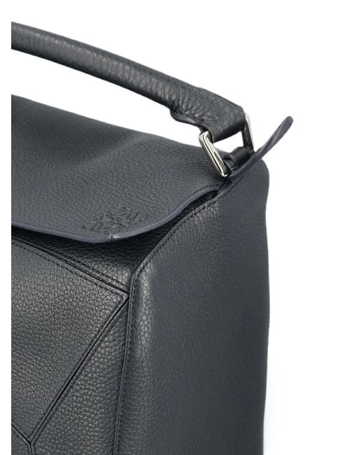 Loewe Black Large Puzzle Tote Bag for men
