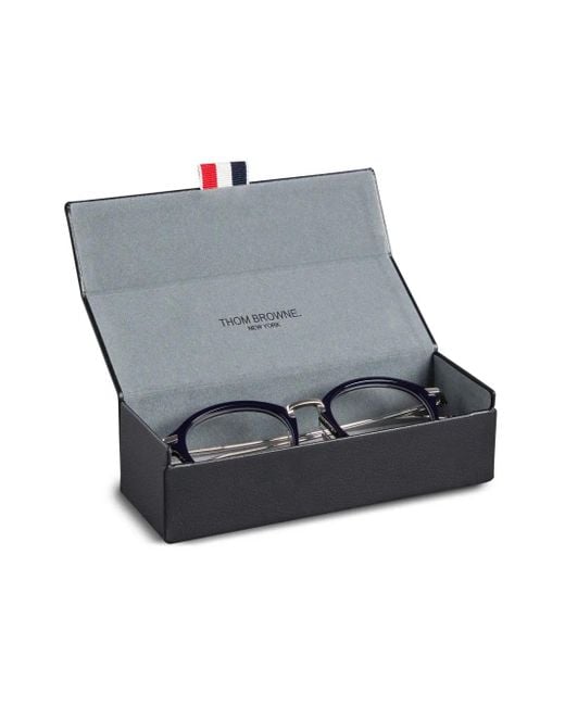 Thom Browne Multicolor Tortoiseshell Pantos-Frame Glasses