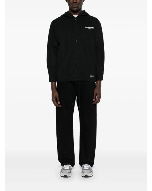 Neighborhood Black Hooded Jacket for men