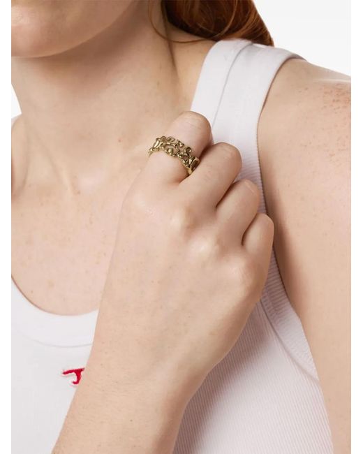DIESEL Metallic Cut-Out Ring