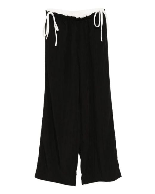 B+ AB Black Wide-Leg Trousers