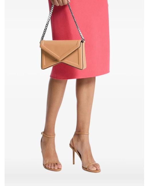 Michael Kors Natural Manhatta Chain-Strap Shoulder Bag