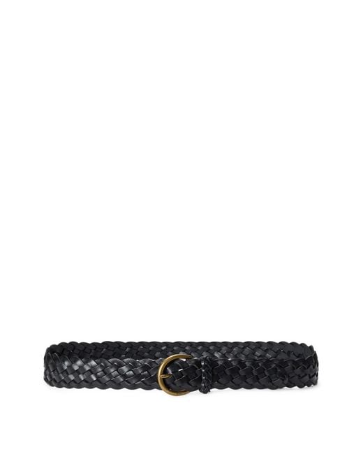 Polo Ralph Lauren White Interwoven Belt