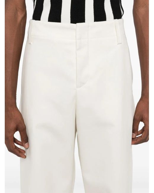 Jacquemus White Le Marino Trousers for men