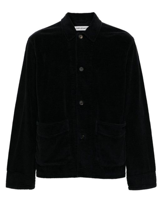 Our Legacy Black Archieve Box Chenille Jacket for men