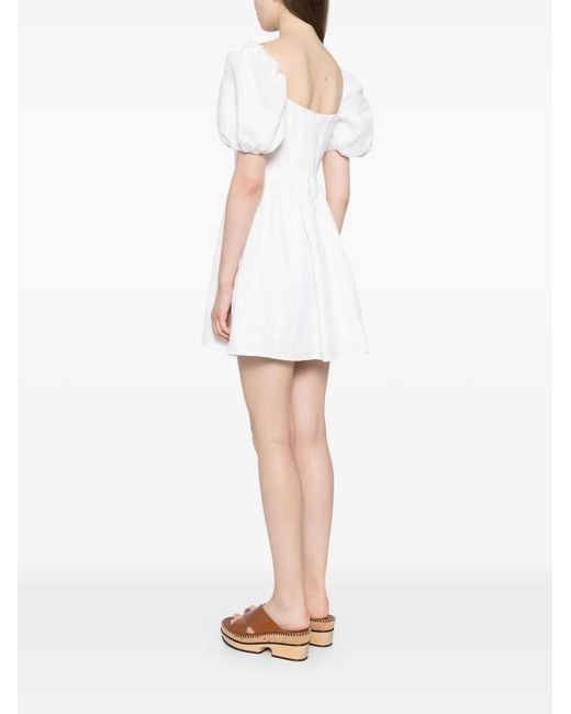Reformation White Malvina Dress