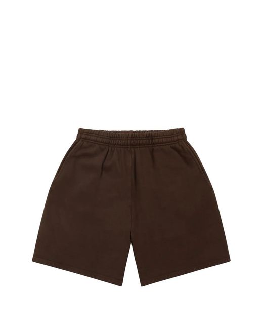 Entire studios Brown Short À Taille Élastiquée for men
