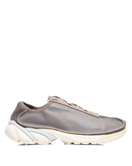 Our Legacy Gray Leather Sneakers for men