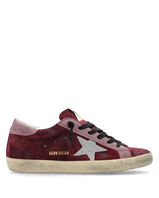 Golden Goose Deluxe Brand Brown Super-star Sneakers