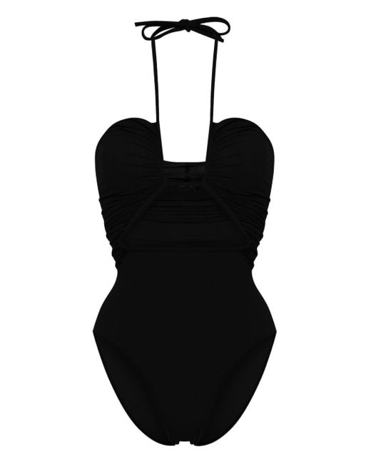 Rick Owens Black Cut-out-detail Swimsuit