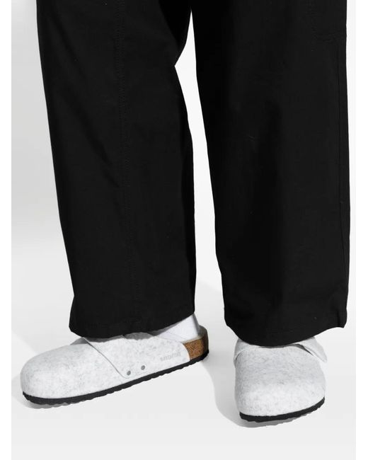 Birkenstock White Loma Strap Clogs for men