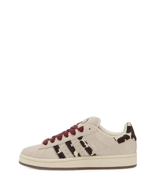 Adidas White Campus 00S Serrated 3-Stripes Sneakers