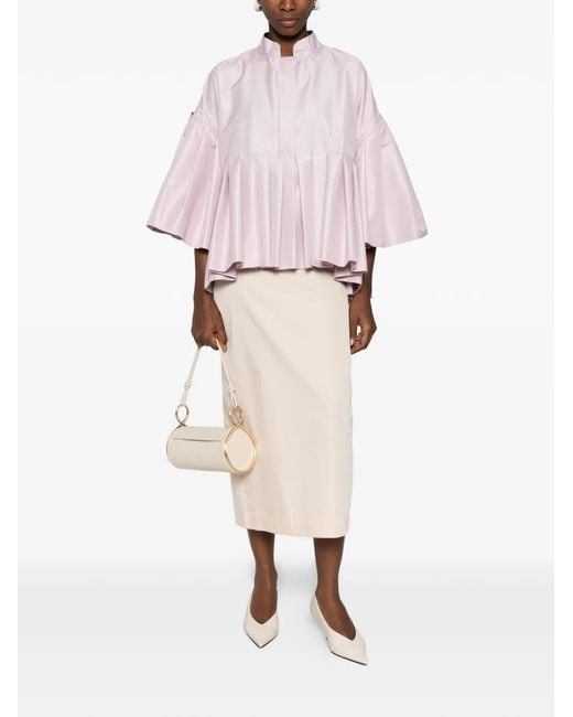 Parlor Pink Flounce-Hem Jacket