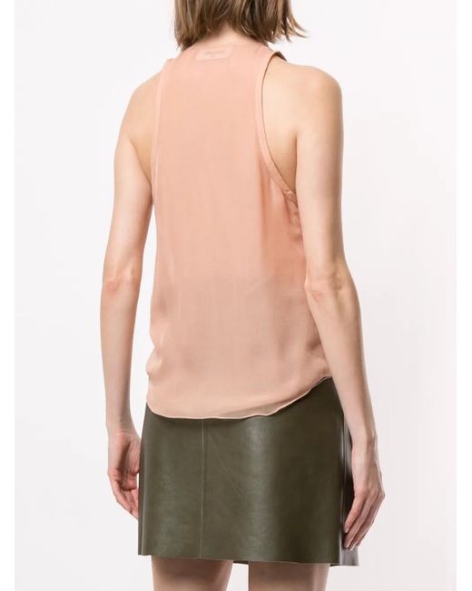 Blouse En Soie À Design Sans Manches DSquared² en coloris Multicolor