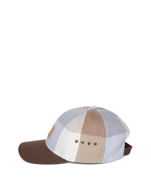 Woolrich Gray Casquette À Patch Logo Devant