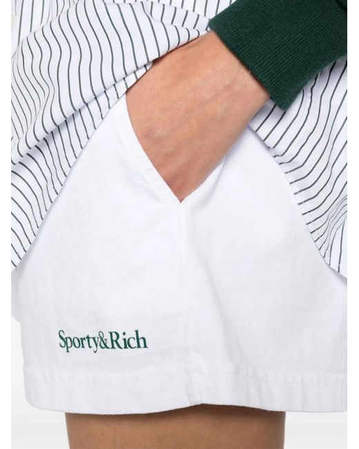 Sporty & Rich ショートパンツ White
