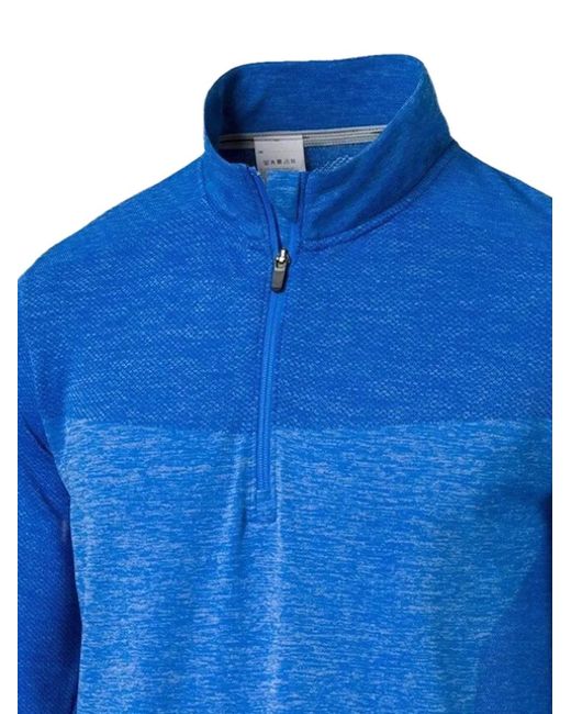 PUMA Blue Zip-Neck Sweatshirt for men