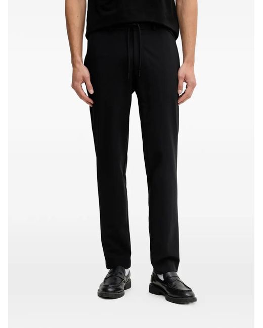 Karl Lagerfeld Black Drawstring Trousers for men