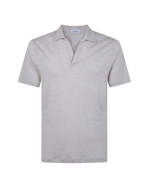 Gran Sasso Gray Slub-Texture T-Shirt for men
