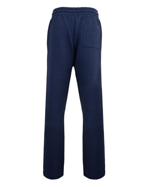 Casablanca Blue Mascot Quilted Trousers for men