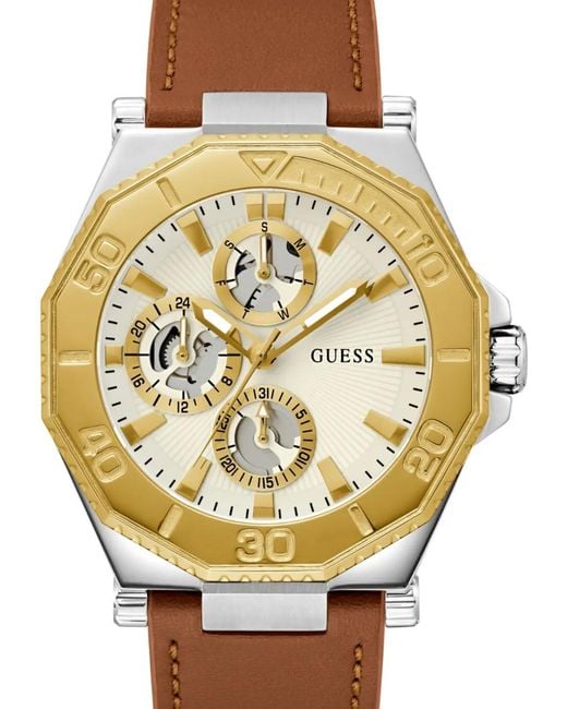 Guess White Prime Quartz 46Mm for men