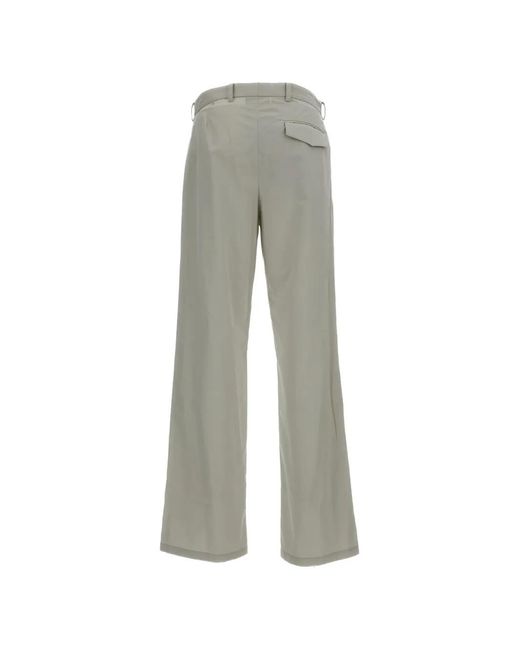 Rier Gray Regular Trousers for men
