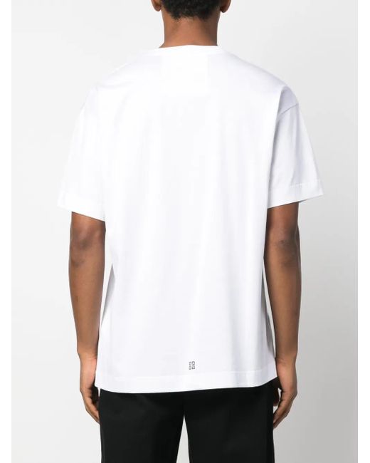 Givenchy White Standard Logo-print Cotton-jersey T-shirt for men