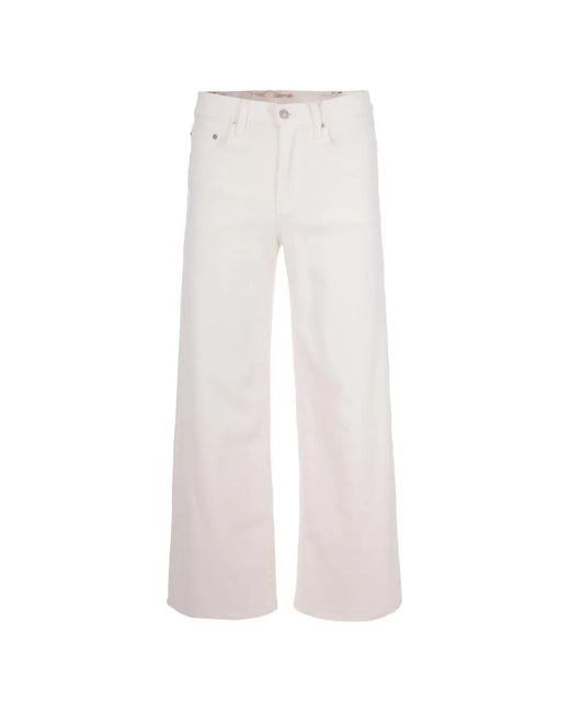 Levi's White Jean À Coupe Ample