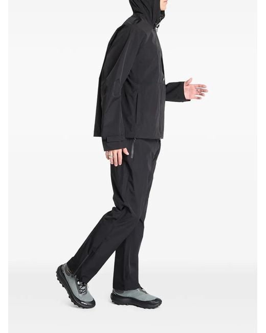 Represent Black Taped Hooded Jacket for men