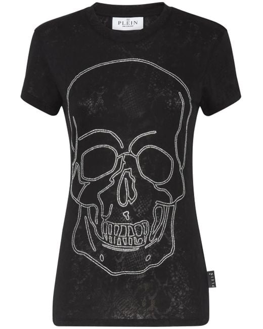 Philipp Plein Black Sexy Pure Fit Crew-Neck T-Shirt
