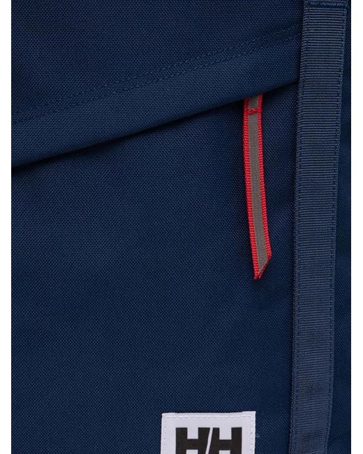 Helly Hansen Blue Stockholm Logo-Patch Buckle-Fastening Backpack