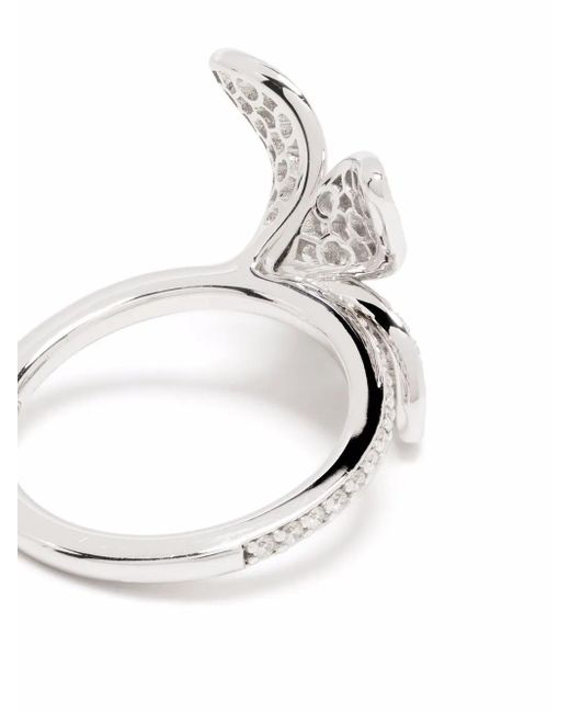 Pasquale Bruni White 18Kt Petit Garden Diamond Ring