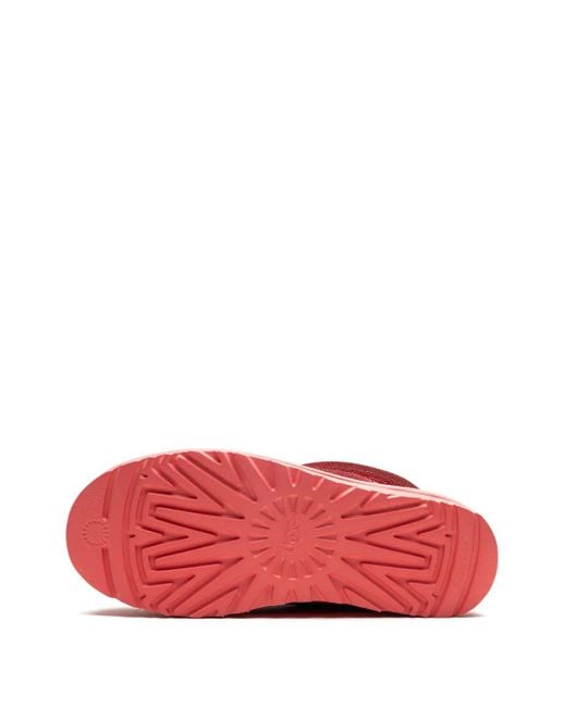Ugg Red Classic Mini "Starfish" Boots